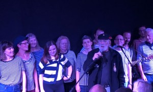 Jim Radford sings with the London Sea Shanty Collective at Mycenae House, Greenwich